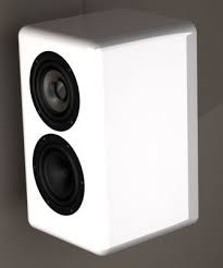 Small Stereo Speakers - White